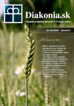 Titulka k časopisu Diakonia.sk 01-02 / 2008